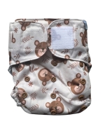 Hypf Pocketwindel OS Klett Forest Bear mit Hanf-Baumwoll...