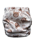 Hypf Pocketwindel OS Klett Forest Bear mit Hanf-Baumwoll Einlage