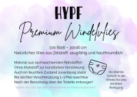 Hypf Premium Windelvlies - 100 Blatt - waschbar