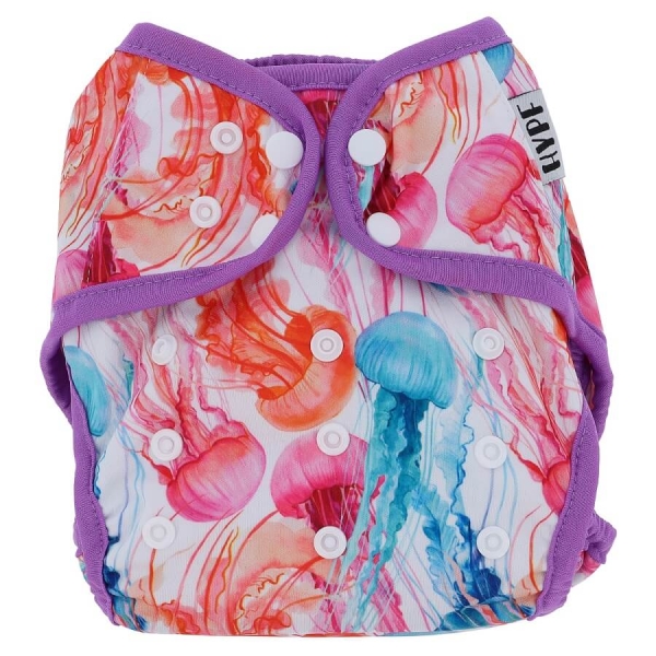 Hypf Überhose One Size Snaps Jellyfish