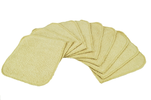 Hypf - Waschlappen Frottee 10er Set Natur