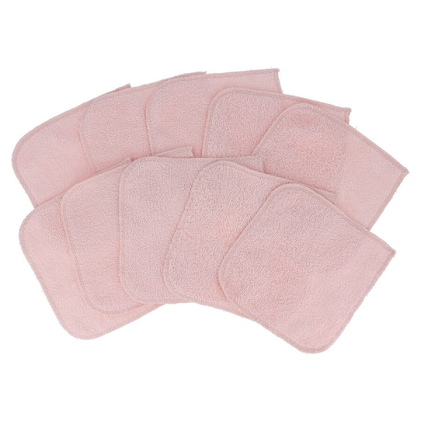 Hypf - Waschlappen Frottee 10er Set Light Rose