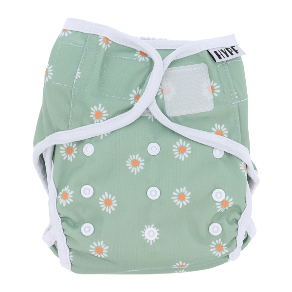 Hypf Überhose One Size Klett Daisy Flower