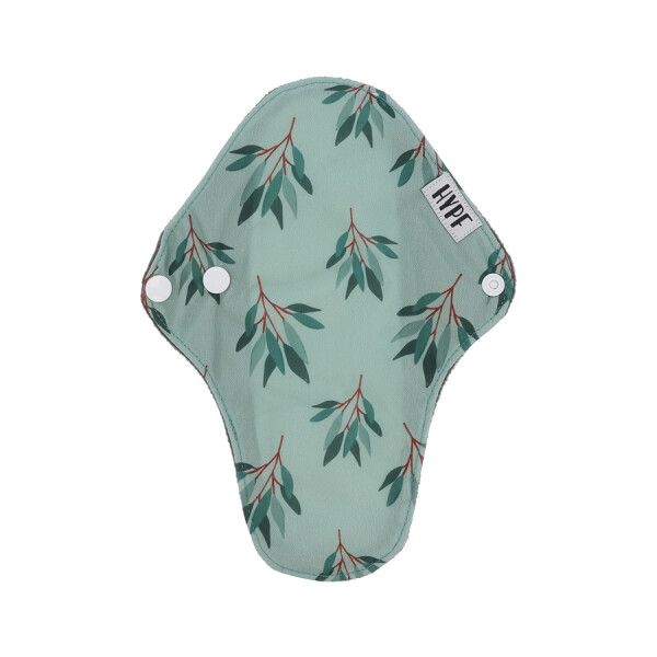 Hypf Slipeinlagen / Binden 3er Set M Bambuskohle Leaves Green