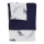 Hypf Babydecke Waffel Wale - Navy