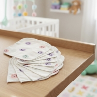 Hypf - Flanell Feuchttücher 10 Stk.- Happy Faces