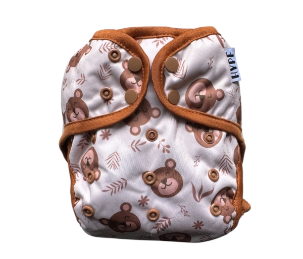 Hypf Überhose One Size Snaps Forest Bear